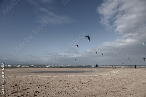 kitesurf on the beach