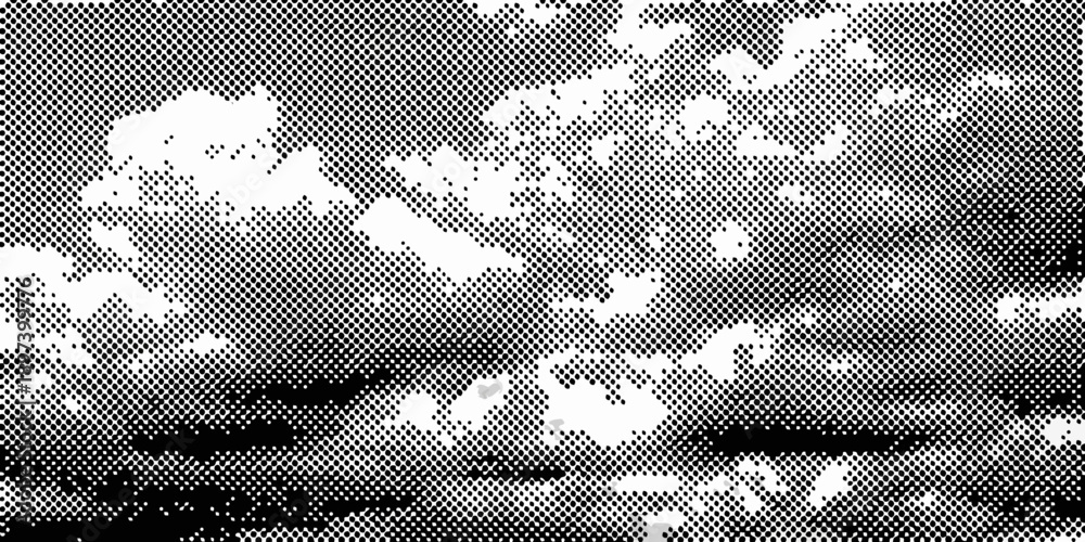 Ταπετσαρία Abstract grayscale image depicting cloudy skies and indistinct landscape