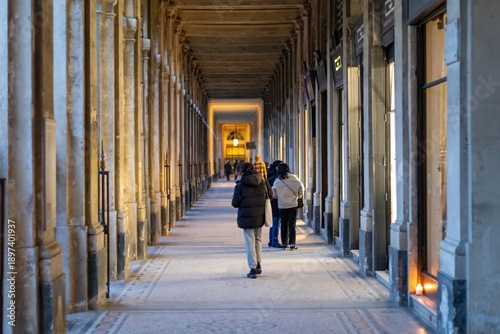 people walking in the city