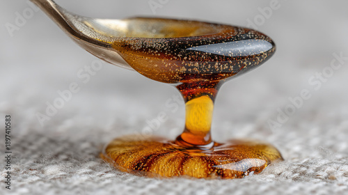 Drink stain on a white tabl...