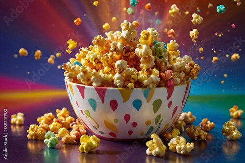 Whimsical of Popcorn Explosion