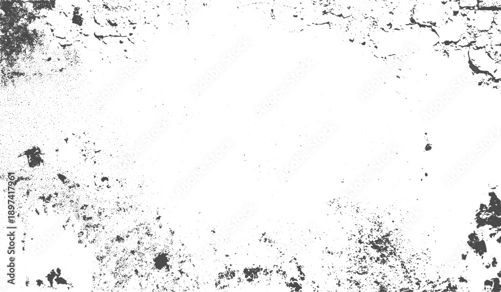 Fototapeta premium Grainy Grunge Concrete Wall Texture Featuring Cracks, Dust Overlay and Distressed Black Grain Effect for Rough Urban Background Use.