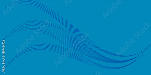 Abstract blue background with stripes, abstract diagonal background blue black sleek with blue gradient.