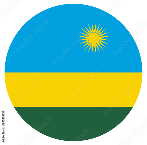 button flag of Rwanda icon vector illustration sign Free Download button flag of Rwanda icon vector illustration sign - GFXLoad