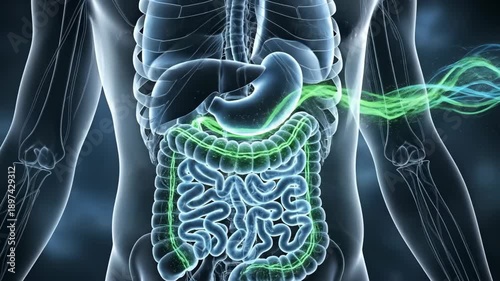 Exploring Internal Systems of the Human Body in a Clear Anatomical Visualization