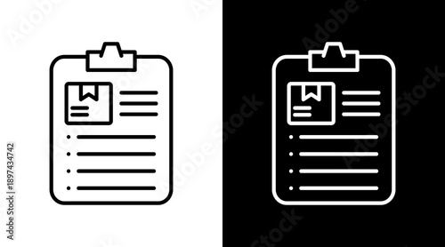 Specifications  White Icon Set Design