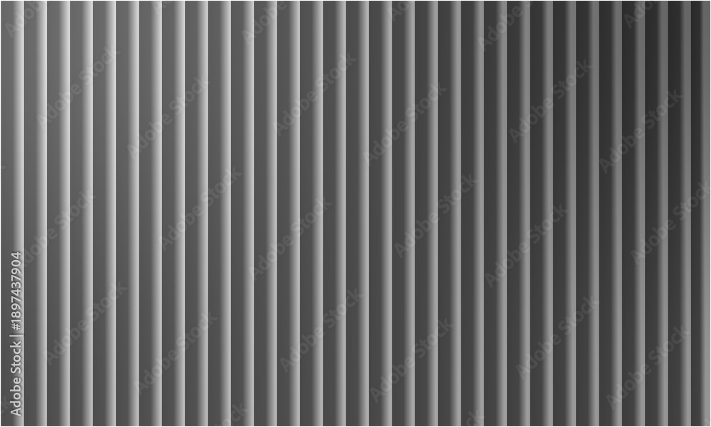 Fototapeta premium Gray Vertical Stripe Gradient Abstract Background