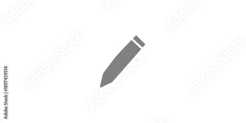 Edit Pencil Icon Minimalist Grey UI Design Element