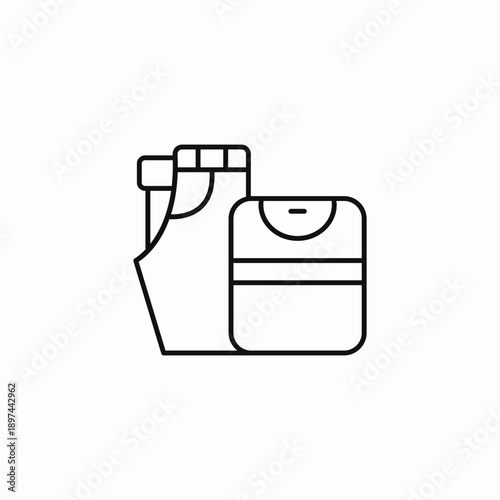 folded clothes stack icon sign vector