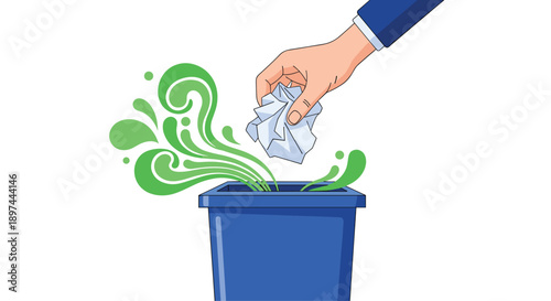 Spooky collection of Halloween elements including a witch hat, jack-o-lantern, ghost, and bubbling cauldron on a purple background.