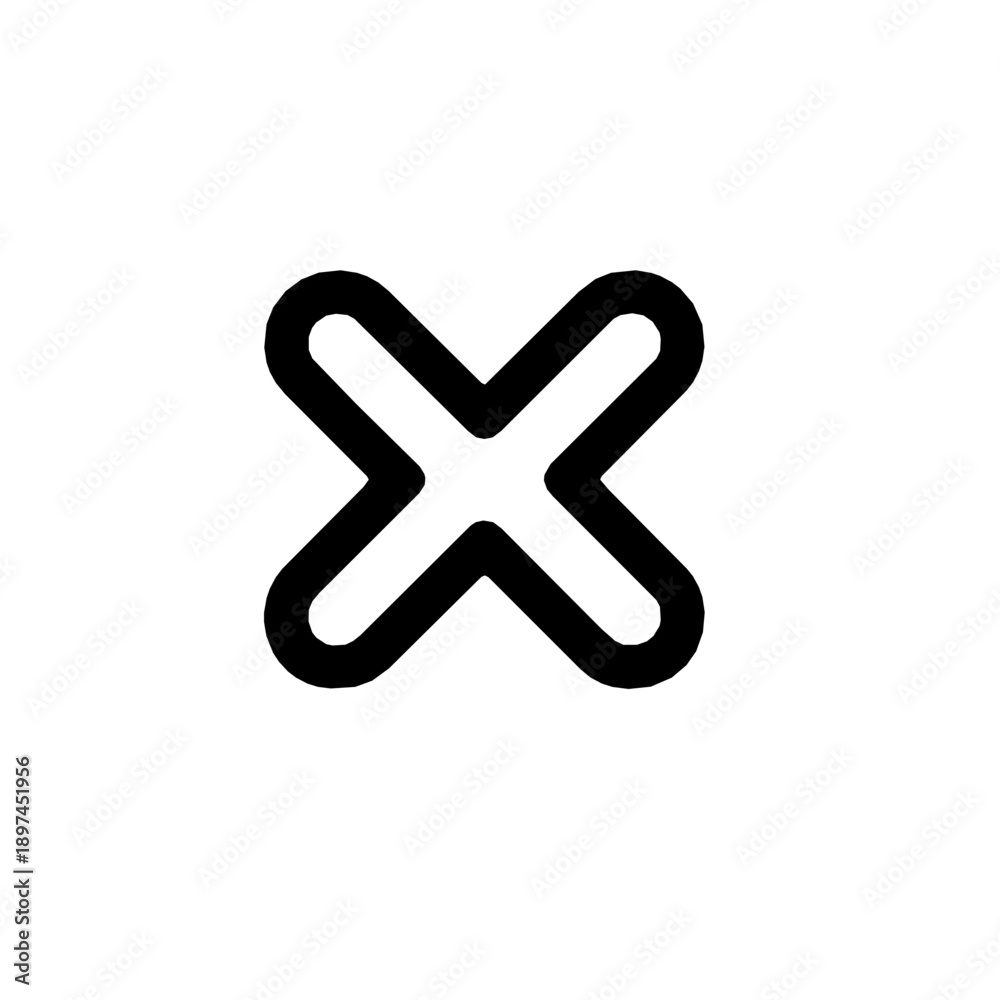 Fototapeta premium Crossfade Transition Curve Music DAW Tools Rounded Accessibility icon (vector)