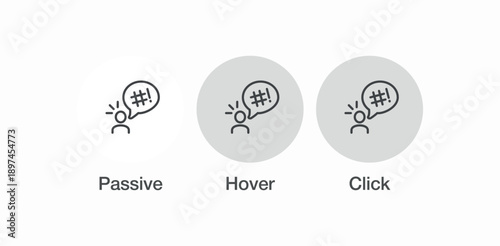 angry shouting cursing icon sign vector