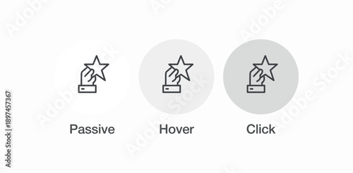 excellence star highlight icon sign vector