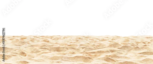 Fototapeta samoprzylepna Panorama of tropical beach with white sand and turquoise water with copy space.