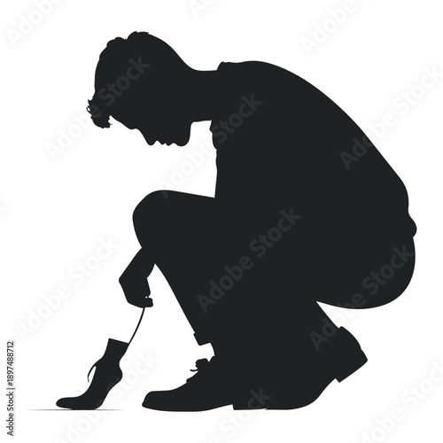 black silhouette of a Odour Evaluator