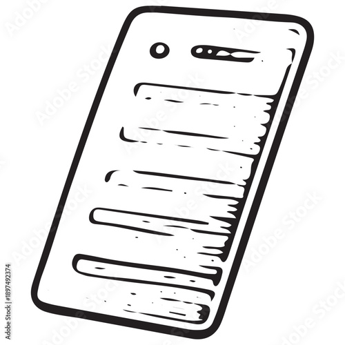 Travel Checklist Illustration – Adventure Planning Hand Drawn Icon