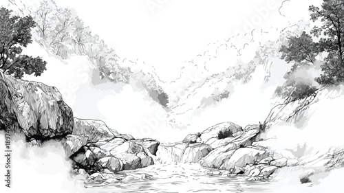 Stunning Waterfall Landscape Photography Showcase the Beauty of Nature