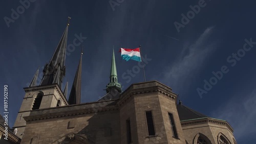 Notre-Dame Cathedral, Luxembourg is the Roman Catholic Cathedral. Grand Duchy of Luxembourg. It was originally a Jesuit church, and its cornerstone was laid in 1613. 