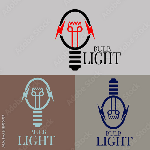 light house letter logo design. letter logo design. ligh letter vector icon,Lightbulb design, vector illustration , Flat style.