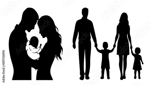 Happy family together