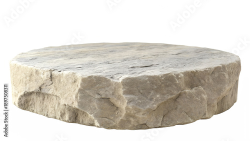  Rock podium for product display isolated on transparent background