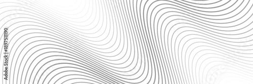 Horizontal line pattern. From thin line to thick. Parallel stripe. Black streak on white background. Straight gradation stripes. Abstract geometric patern.