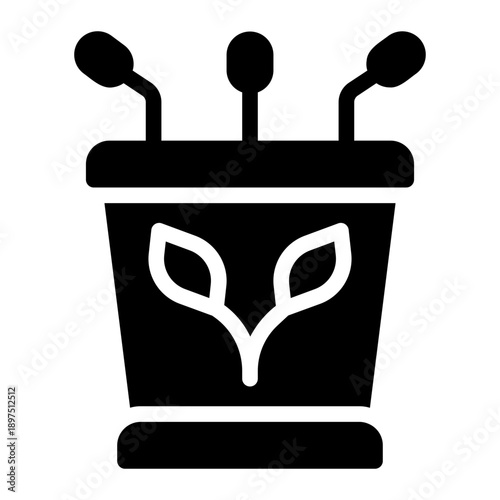 podium glyph icon