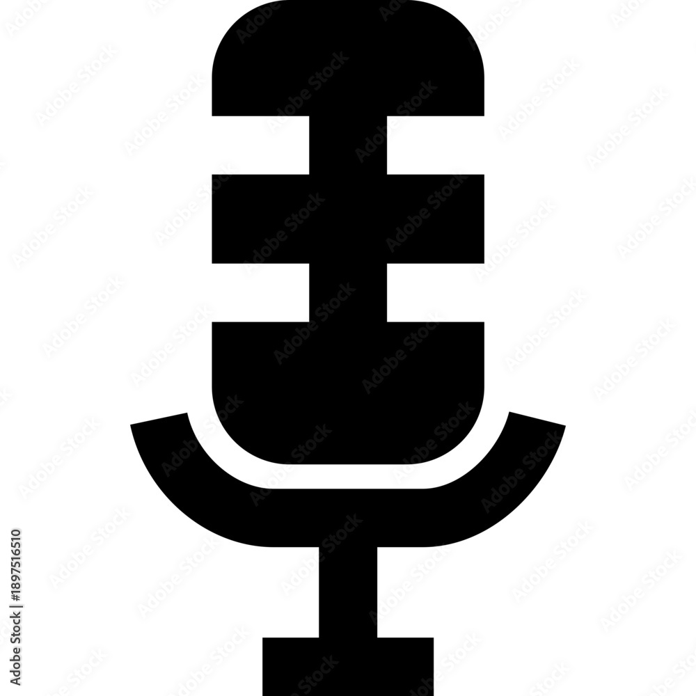 Obraz premium microphone icon vector illustration