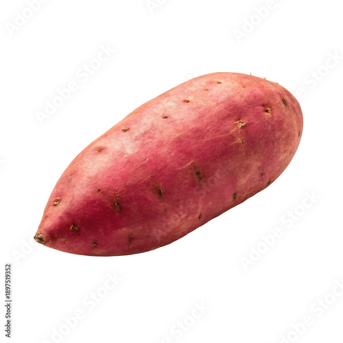 Sweet potato, Whole raw red-skinned tuber