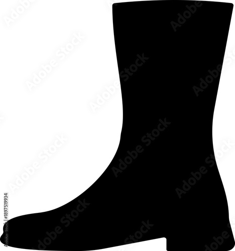 Men shoes icon including boots sneakers loafers formal footwear silhouettes in flat style, male fashion shoe outline illustration for branding design