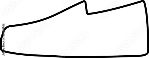 Men shoes icon including boots sneakers loafers formal footwear silhouettes in line style, male fashion shoe outline illustration for branding design