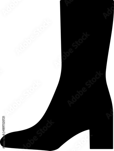 Women shoes icon featuring heels boots sandals flats pumps silhouettes in flat style, female fashion footwear outline illustration for store web branding