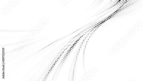 Abstract Vector Illustration of Converging Light Streaks and Patterns