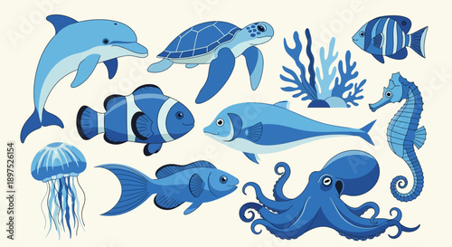 Collection of vintage outdoor adventure camping stickers, badges with tents, mountains, campfires, and explorer typography on a bright studio background, inspiring travel and freedom.