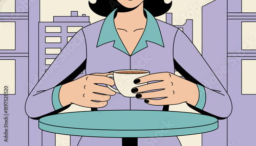 Pastel Relaxation in Illustrative Viewpoint