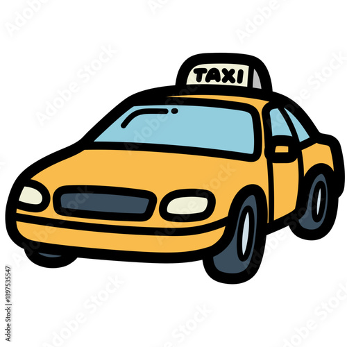 taxi illustration