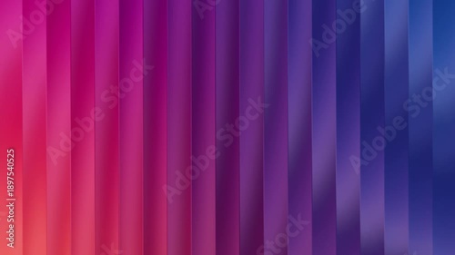 Abstract background with vertical gradient stripes in shades of blue, purple, and red 4k videos