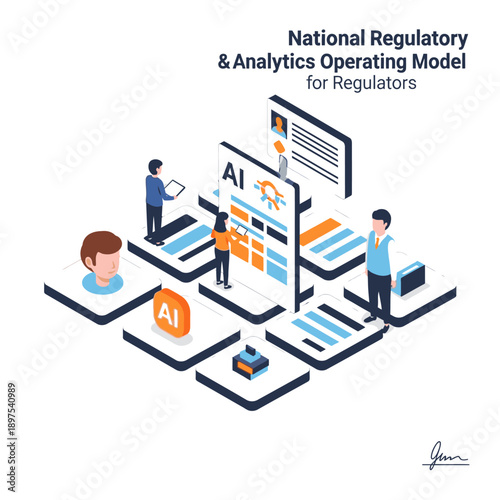 Regulatory Analytics Operating Model for Regulators with AI Integration.