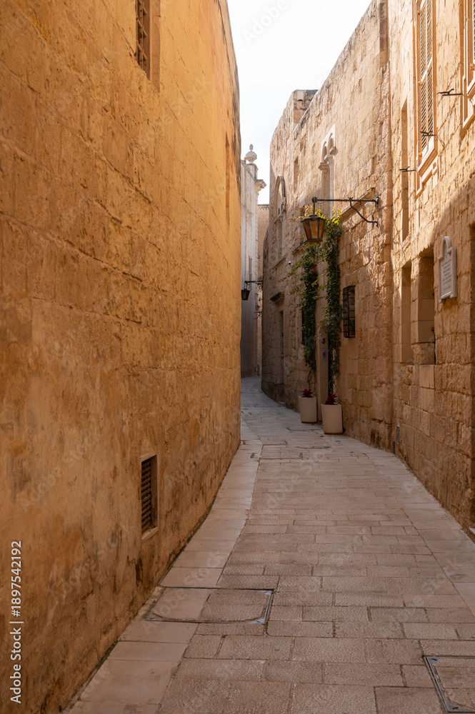 Obraz premium A comprehensive collection of high-quality travel photography showcasing the diverse beauty of the Maltese archipelago. This series captures the dramatic contrast between the rugged, vertical limeston