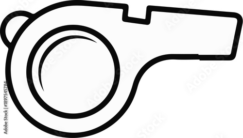 Outline of a whistle, a common signaling device