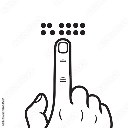 Hand drawn simple cartoon style landline telephone illustration