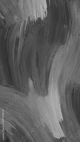 Abstract grayscale brushstroke painting. Dynamic textured lines. Suitable for modern website backgrounds, artistic presentations, or creative design projects.