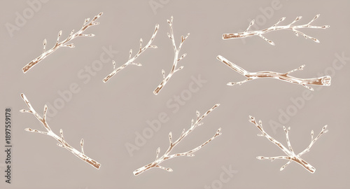 tree, branches, bare, leafless, winter, autumn, nature, botanical, forest, wood, twig, limb, silhouette, outline, black, monochrome, minimal, simple, modern, flat, line, icon, symbol, vector, illustra