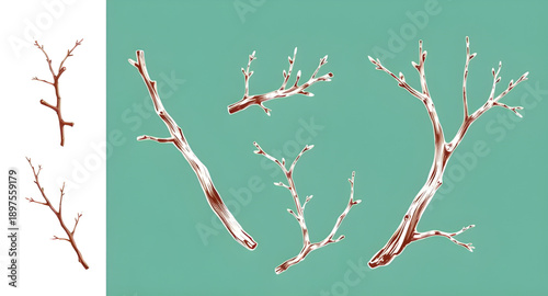 tree, branches, bare, leafless, winter, fall, nature, botanical, woodland, forest, twig, silhouette, outline, monochrome, minimal, simple, modern, flat, line, icon, symbol, vector, illustration, graph