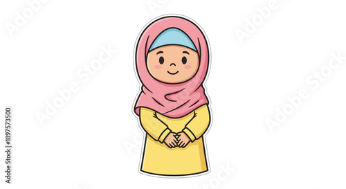 Happy Muslim Celebrating Ramadan