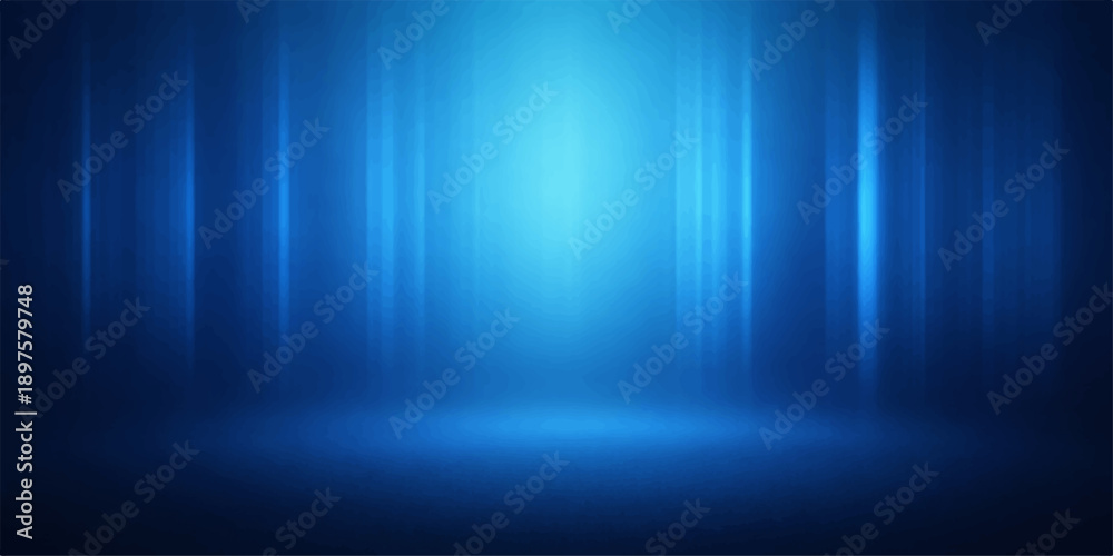 Foto A bright blue abstract vector background featuring digital technology lines and