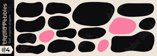 Shape doodle organic with frame oval rectangle for text box wavy. Curvy cloud abstract with wave drawn irregular for amoeba hand background. Bubble line shape with edge frame blob for oval. Vector