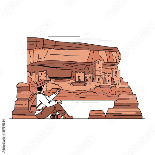 Ancient Dwelling Exploration Adventure Discovery At Cliffside Ruins