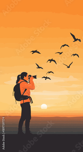 Capturing Avian Wonders At Golden Hour's Embrace Photography Adventure