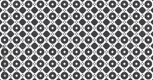 Seamless repeating geometric circle tile pattern background with modern abstract symmetry for textile, wallpaper, packaging, web design and creative surface decoration
